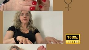 Empress Bella humiliates and controls you - Mature Soles - Toe Jam - Long Toes Nails - Red Nails - Empress Bella Sadic