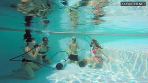 ”Couple films couple Eva Sasalka & Jason underwater fucking”