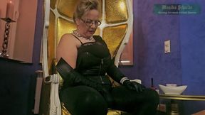 Monika Schmidt Femdom Spitting Crushing Bootworship Verbal Humiliation