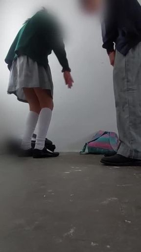 They couldn't resist going to a hotel and had sex inside the school.