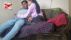 MY BOYFRIEND FUCKS ME HARD IN THE LIVING ROOM