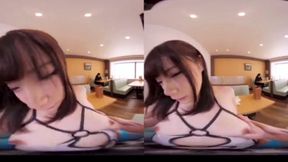Embarrassed Diner VR Sex Scene with Boobs Revealed Ends in Heated Creampie Fantasy