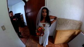 A morena casou porque a piroca dele era enorme