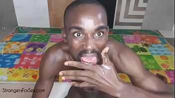 StrangersForSex (SFS Escort) features De Rose Guy in masturbation, moaning, jerking &amp_ cum eating