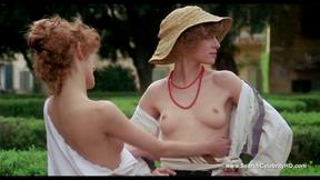 ”Sweetie Stefania Casini showing her celebrity tits off”