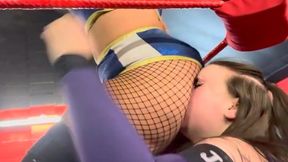 BBW dominates giantess with ASS