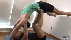 TWINKPOP - Hot Dudes Lock Eyes At The Gym &amp; Soon After They Indulge In Some Erotic Acrobatic Sex