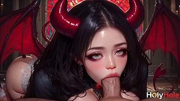 I love it when succubus seduce me, and I fuck their tight, hot pussies with insane depravity![AI]
