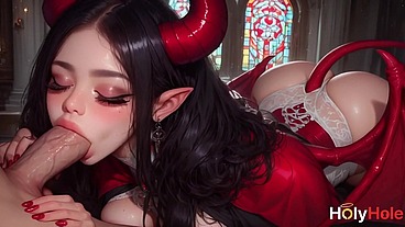 I love it when succubus seduce me, and I fuck their tight, hot pussies with insane depravity![AI]
