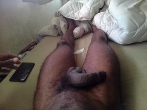 Another boring day watching porn on bed