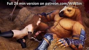 Black Knight Girl And Horse Knight With Monster Cock Furry 3d Porn