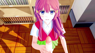 Itsuki Nakano the Quintessential Quintuplets three dimensional Anime Porn 1/5