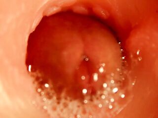 Giant Jizz flow inside GAP! MOST GOOD SPUNK FLOW INSIDE ANAL! ASMR