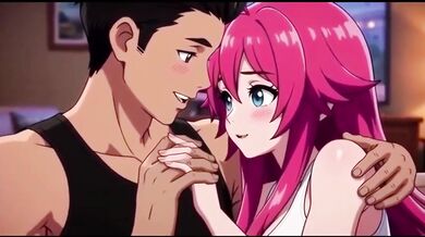 Step sister rides me hard while I watch hentai vibes