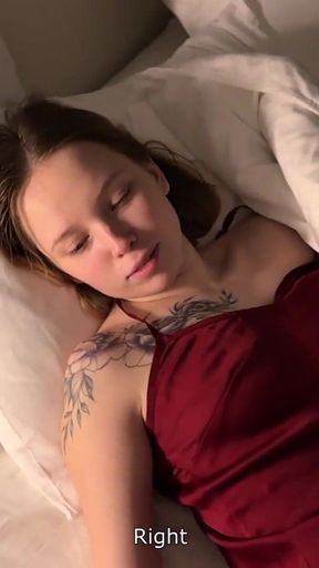 Must-share moment from &quot;&quot;Shhh, Parents are in the Next Room&quot; - Cumshot on Stepsister&#039;s Cute Face as a Birthday Present&quot;