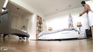Chanel Shortcake Rides Stuck Stepdad's Cock