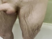 Cutting an overgrown dick, it's like a mountain of grass