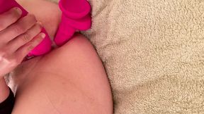 First time DP with massive dildo and intense ass&#x1F351;-sex action