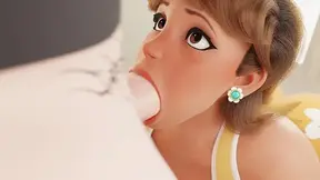 Stepmom gave blowjob and titsjob 3D animation