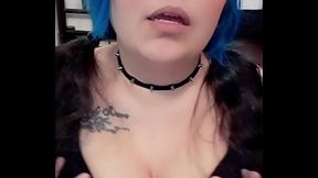 Stroke Your Cock And Don'_t Stop - Kyra Hellfire big titty goth gf joi cum instructions
