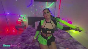 Lovely Beauty Lani Rivers Gets Fucked In A Private Neon-Lit Room!