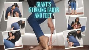 Giant's stinking farts and feet (Personalized video)