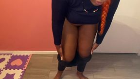 misty makes shanice pee her pants and diapers her