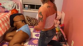 misty makes shanice pee her pants and diapers her