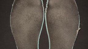 Cumshot on my friends worn nike shoes