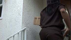 Black slut mom suck a enormous big cock