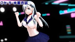 【MMD R-teenagers SEX DANCE】INTENSE SEX WOMEN DOES CALI DANCEセックス[MMD R-18]