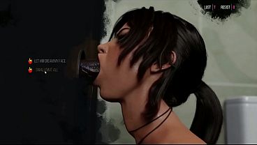 CROFT Adventures [ Hentai Game Parody ] Ep.7 BIG BLACK COCK TITJOB and 3some with the LIBRARIAN and BWC !