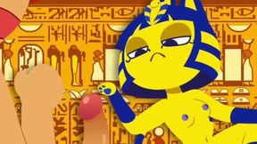 Raw Thot Ankha Gets Her Booty Shaken and Quaked in This Insatiable Fucksation