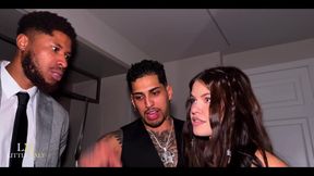 Multiple Squirting Orgasms & Real DP!!! Rossa Vax Troized Gangbanged by 3 BBC Creampie Finale