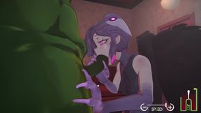 Harpy fuck by an Orc