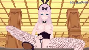 Kaguya-sama: Sexy bunny girl Chika Fujiwara gets fucked hard in the casino