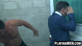 PlayingMen.com - Sir Peter and Josh Milk's rimming and hard drilling session