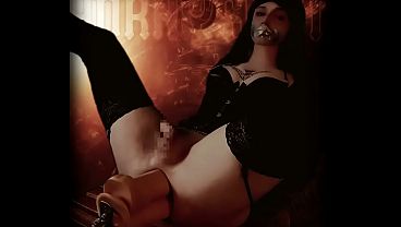 Hornyislut in 24 welcome, Tied up Shemale is fucked hard by two huge dildos attached to a fucking machine in AP - Horror story mini movie - Unconventional