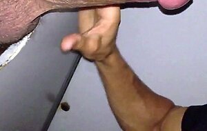 Glory Hole Big-Cock Blowjob: A Huge Load
