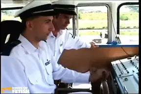 Two Horny Sailors Blow Their Big Dicks and Have Intense Anal Fuck on the Boat