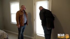 Bearfilms Inked Bears Jack Jaxsin and Skott Locke Raw Fuck After Sloppy BJ