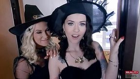 Stockingsed Slut Rides Cock and Takes a Faceful