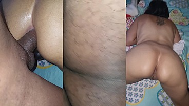 Cornudo entrega el culo de su esposa por una deuda y después se arrepiente al ver lo duro que le dan. Macho le destroza el culo a mujer frente a su marido. Videos completos en mi página de sheer.