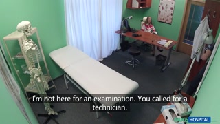 Fake Hospital - Horny Nurse fucks a handyman in her sexy UNDERWEAR