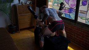 brunette slut sami soup oiled bouncy ass creampie by peter hooke