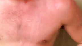 ”Gay lovers Alex & Jake sexy ass pumping while taking a shower”