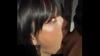 Ai girl get a hot blowjob with surprise