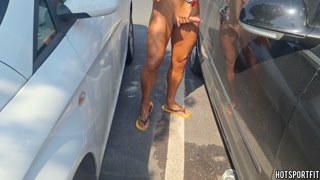 HotSportFit Couple Public Compilation : Risky Nude Walks, Public Jerking, and Creamy fun