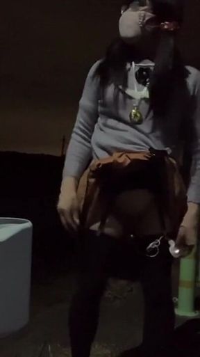 Self-training No. 32: Nighttime Walk with the Woof-woof Pose