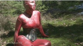 My First Splosh Play - It's in Zentai! 720p wmf